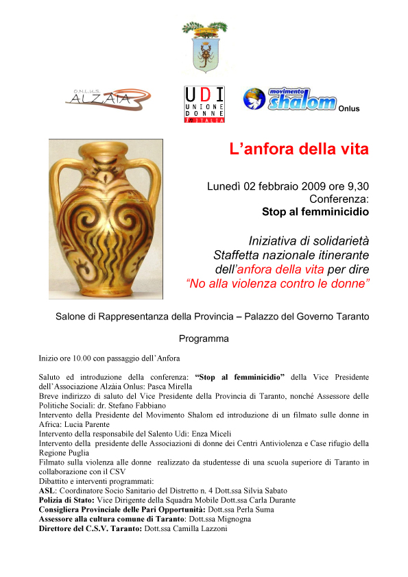 Taranto manifesto anfora della vita copia