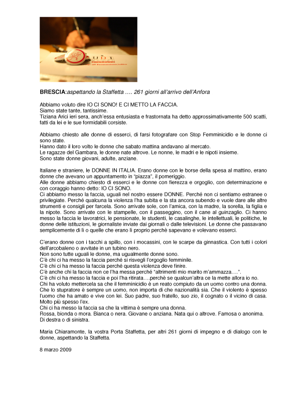 7 marzo 09 Brescia - io ci sono e ci metto la faccia copia